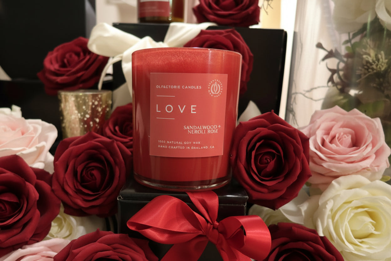 LOVE Limited Edition Rose - Olfactorie Candles + Apothecary Boutique