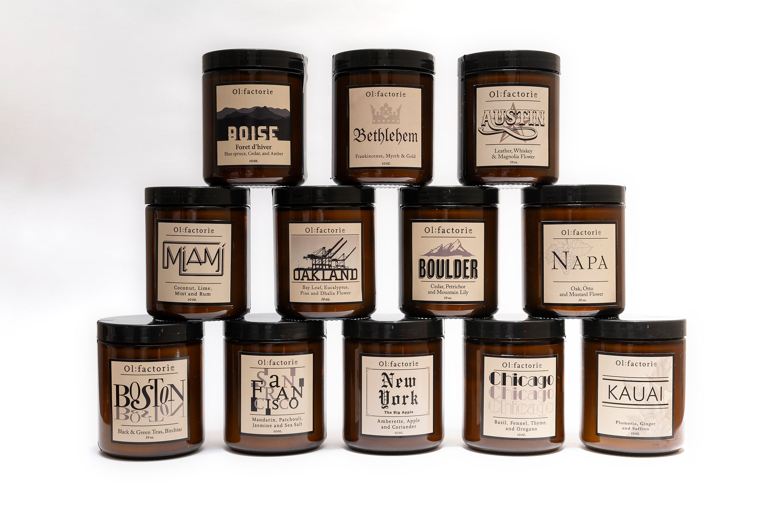 Boston Amber Candle - Olfactorie Candles + Apothecary Boutique