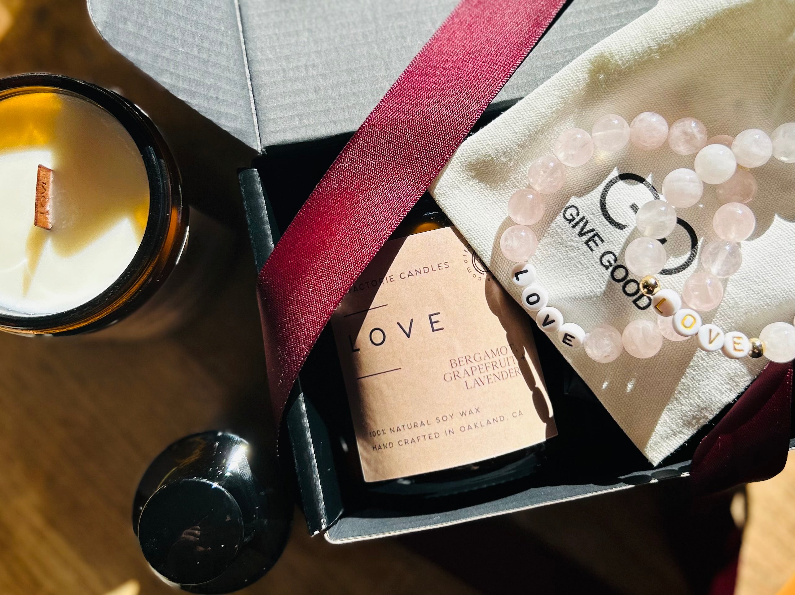 Love Gift Set - Olfactorie Candles + Apothecary Boutique