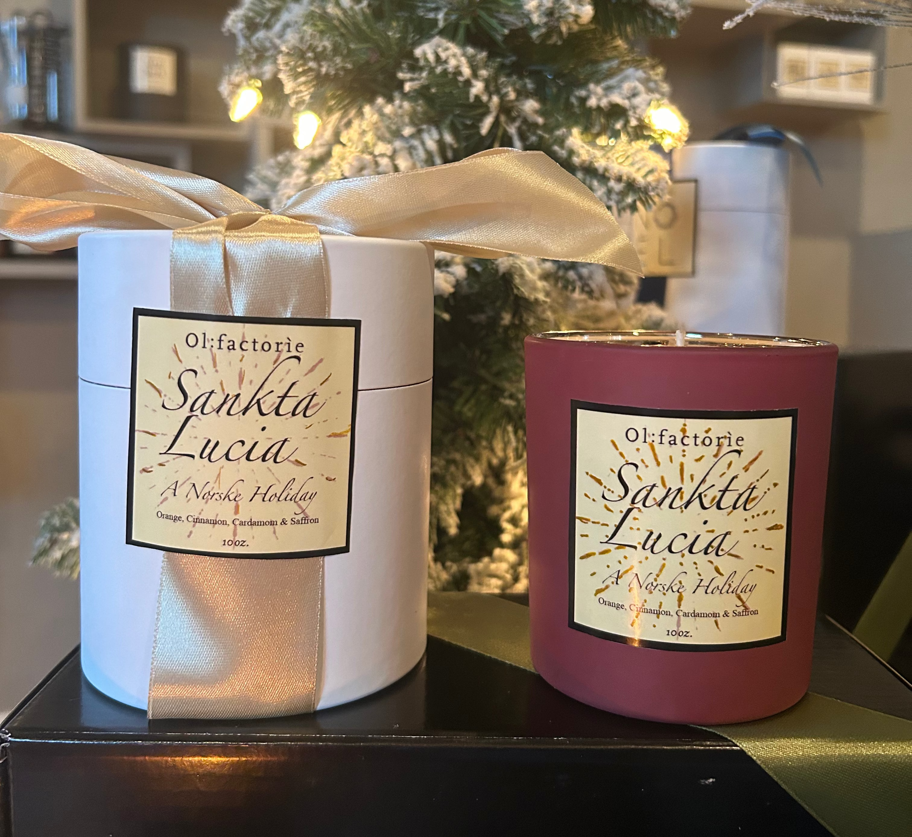 Santa Lucia Holiday Candle