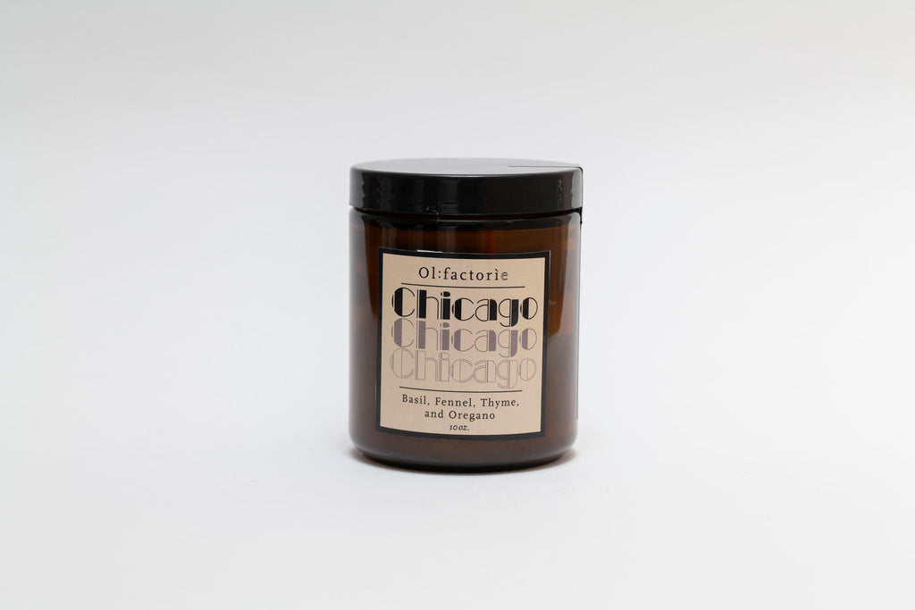 Chicago Amber Candle - Olfactorie Candles + Apothecary Boutique