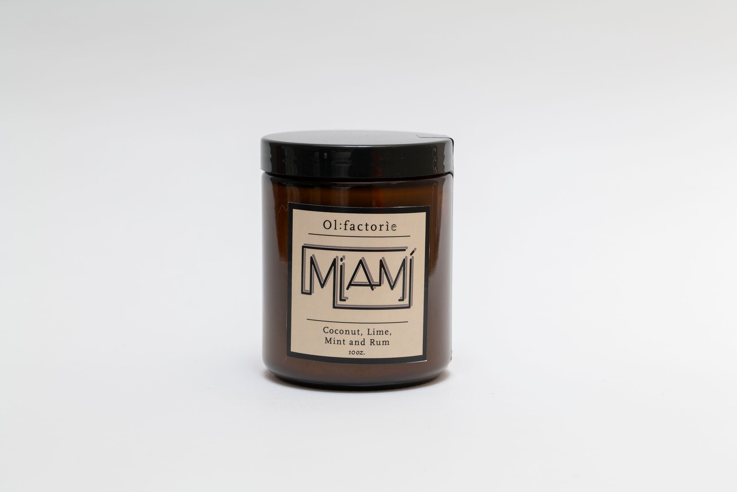 Miami Amber Candle - Olfactorie Candles + Apothecary Boutique