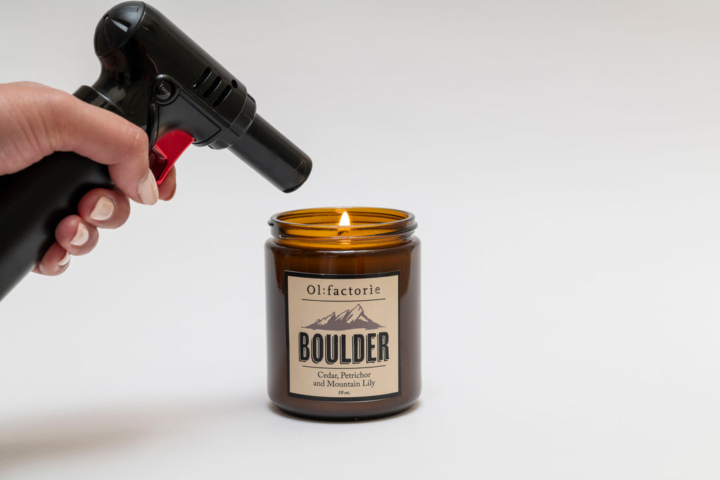 Boulder Amber Candle